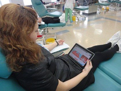 Novosibirsk blood center has Wi-Fi